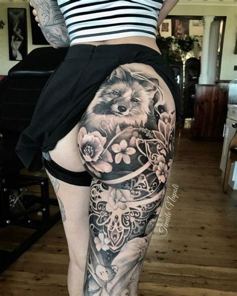 booty tattoos for females